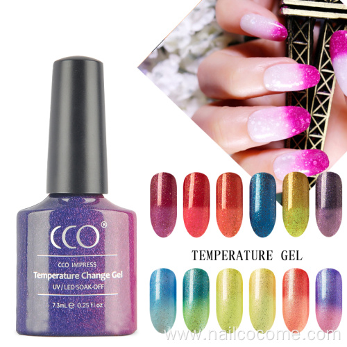 New Arrival CCO Temperature Color Changing Nailpolish For Decorations